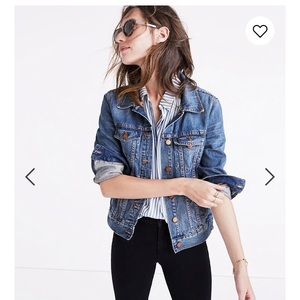 Madewell Jean Jacket Pinter wash